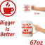 Taza cerámica extragrande 67oz regalo divertido para adultos