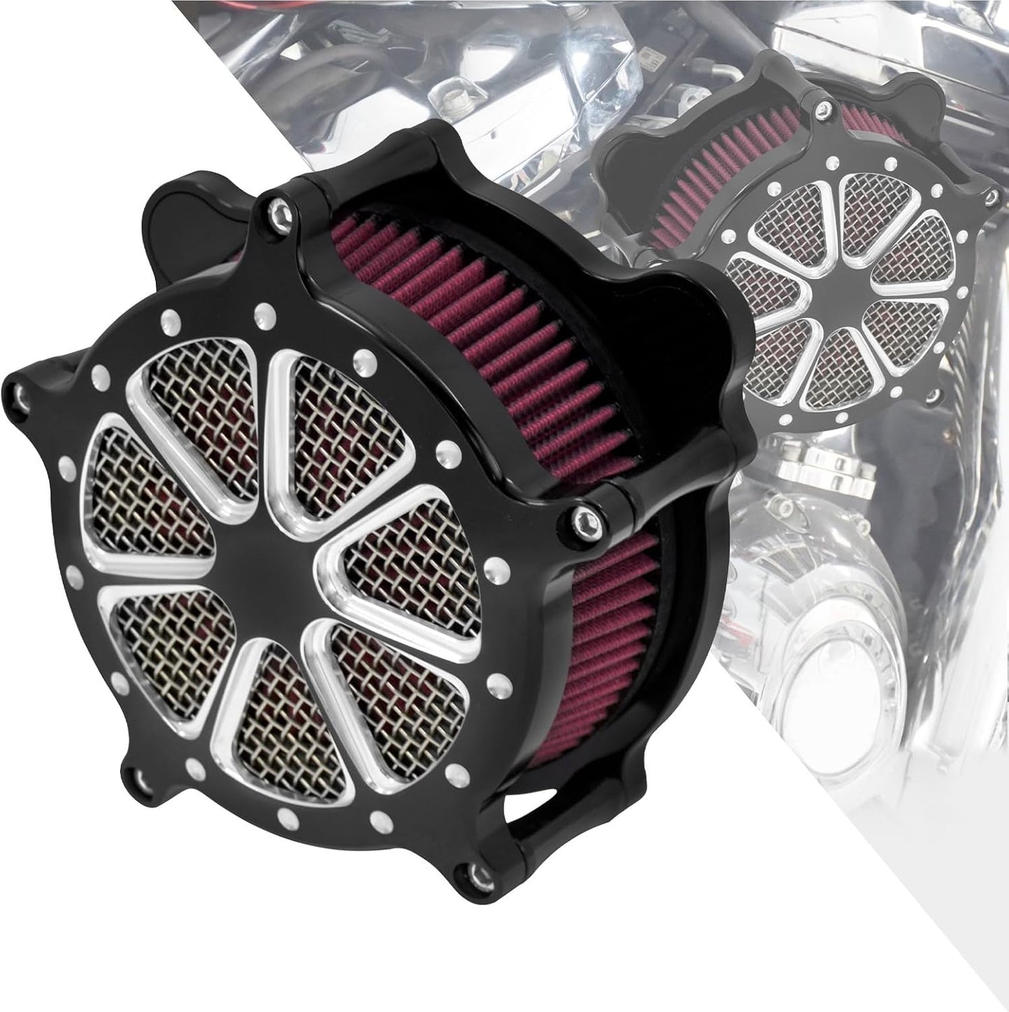 Kit filtro aire motocicleta Harley Softail Touring Dyna