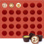 30 Moldes Silicona Tazas Mini para Chocolates Trufas