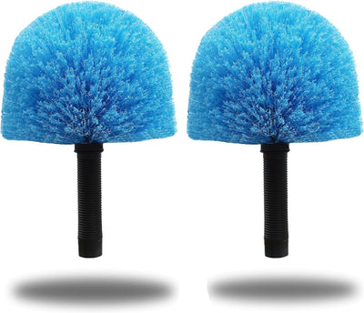 2 Cepillos Cabezal Telaraña Azul para Postes Acme