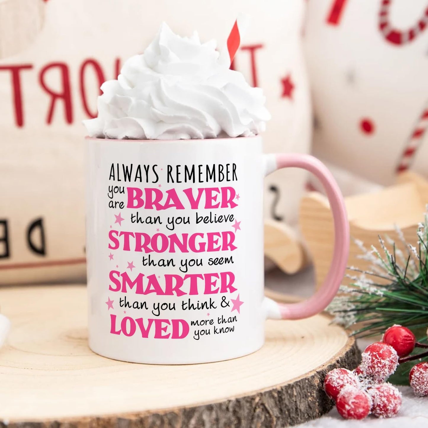 Taza girasol motivacional regalo mujer profesor cumpleaños 11oz