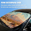 Parasol plegable para parabrisas coche 59x31.5"