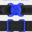 Soporte collar perro gato antipérdida 1.2-1.5pulg azul