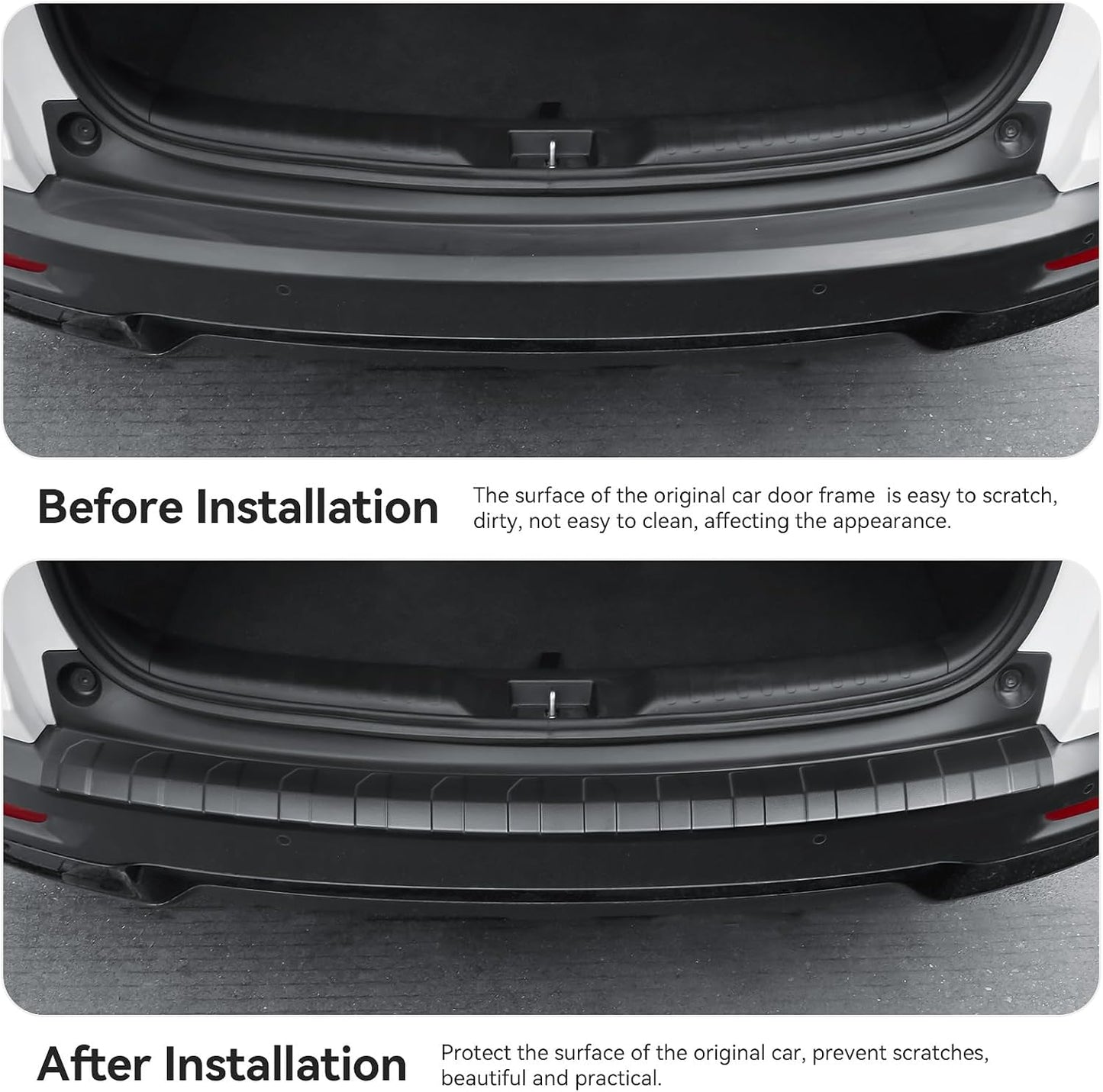 Protector parachoques trasero ABS compat Honda CRV Hybrid