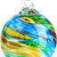 Bola vidrio soplado 4pulg para árbol Navidad