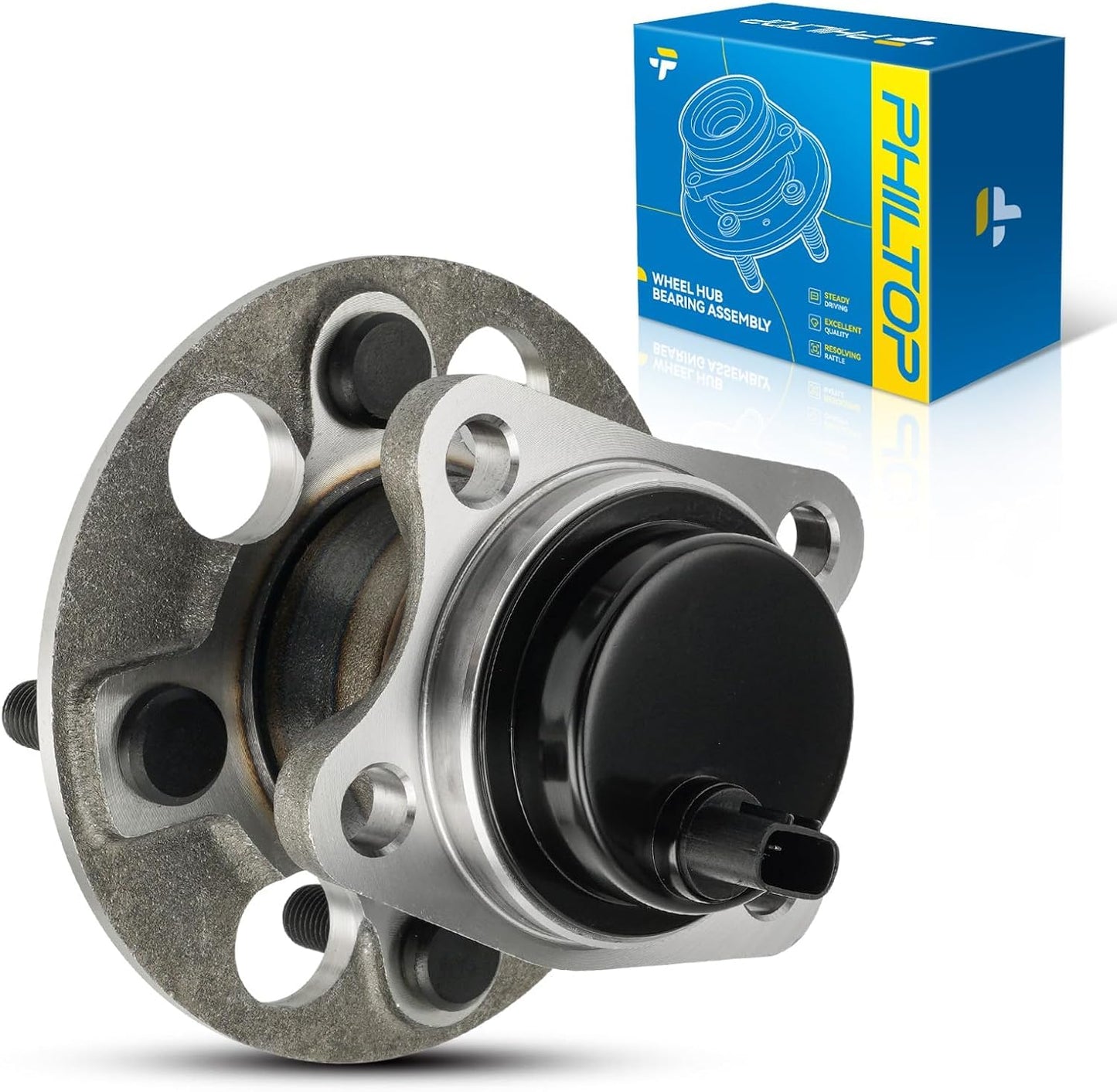 Conjunto cubo rueda trasera Toyota Yaris 15-18 4 lengüetas
