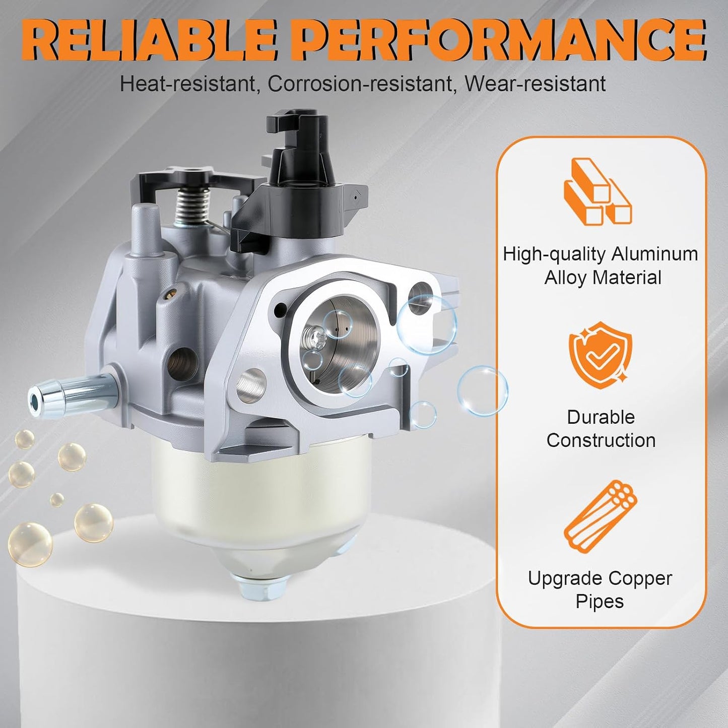 Carburador para cortacésped MTD 1P70F 173cc
