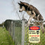 Letrero Beware of Dog Metal Estaño 8x12pulg Pared Estilo Retro