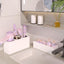 Soporte acrílico para herramientas cabello baño 3 tazas
