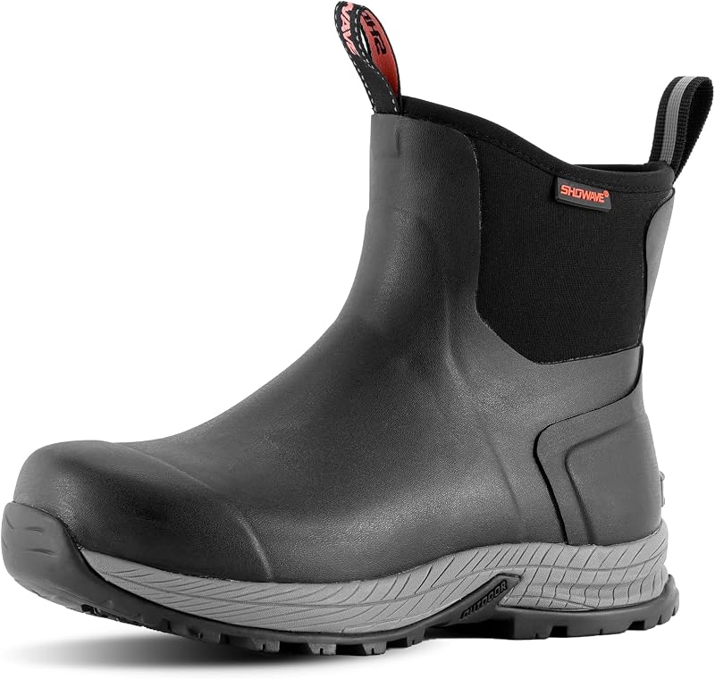 Botas lluvia impermeables hombre senderismo jardinería