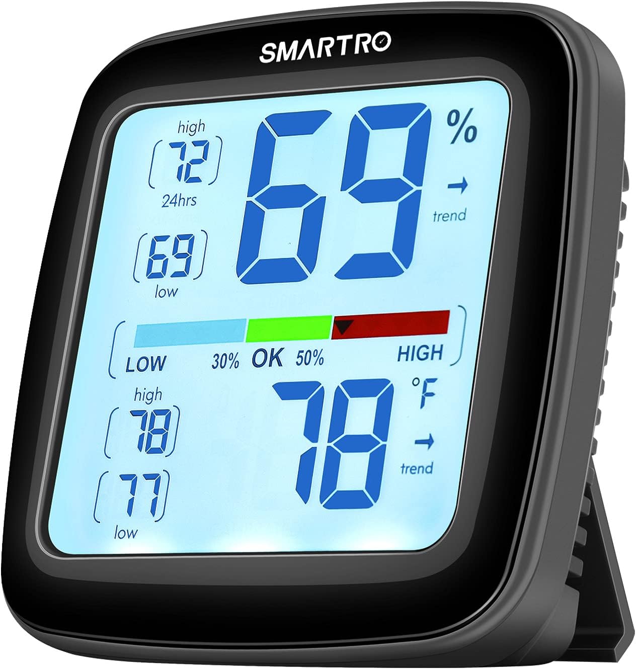 Higrómetro digital profesional con termómetro y calibración