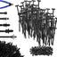 Kit bridas nailon autoblocantes UV 60 clips cables