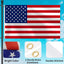 Banderas USA exteriores 3x5ft doble costura color vivo