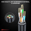Cable Ethernet Cat7 300pies RJ45 para set y red alta
