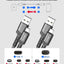 Cable micro USB trenzado para Android 6.6pulg set 2