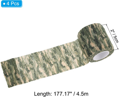 Cinta camuflaje autoadhesiva rollo desierto