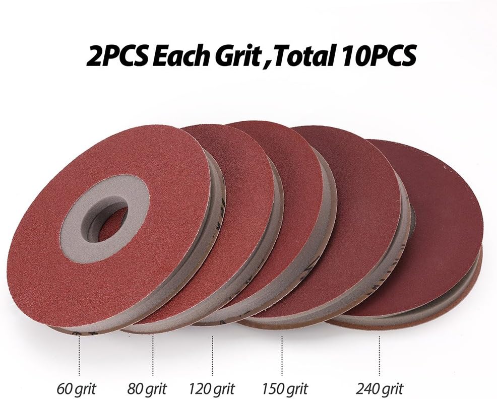 10 Discos Lijado Yeso 60-220 Comp Porter-Cable 7800