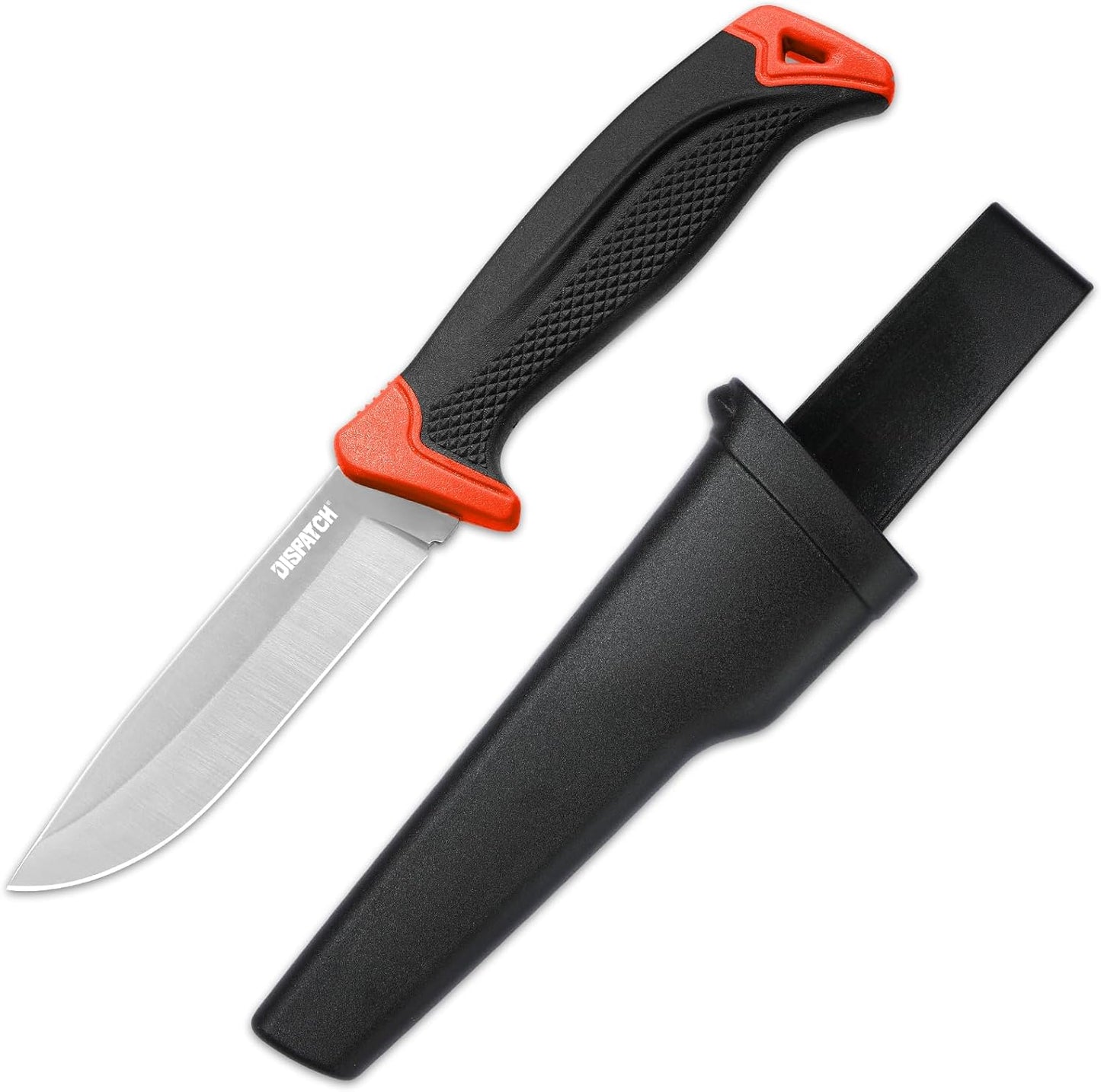 Cuchillo acero carbono 5Cr13MoV 4pulg mango ABS camping