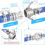 Accesorio manguera 1pulg tipo C con junta camlock