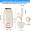 Funda llavero Nissan con corazón 5 botones comp
