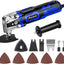 Herramienta oscilante 3.5A 6 velocidades 13 accesorios