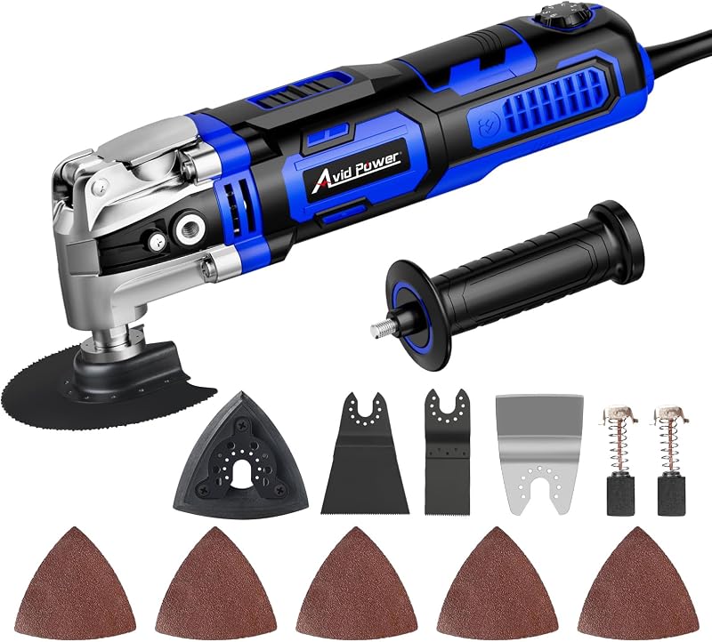 Herramienta oscilante 3.5A 6 velocidades 13 accesorios