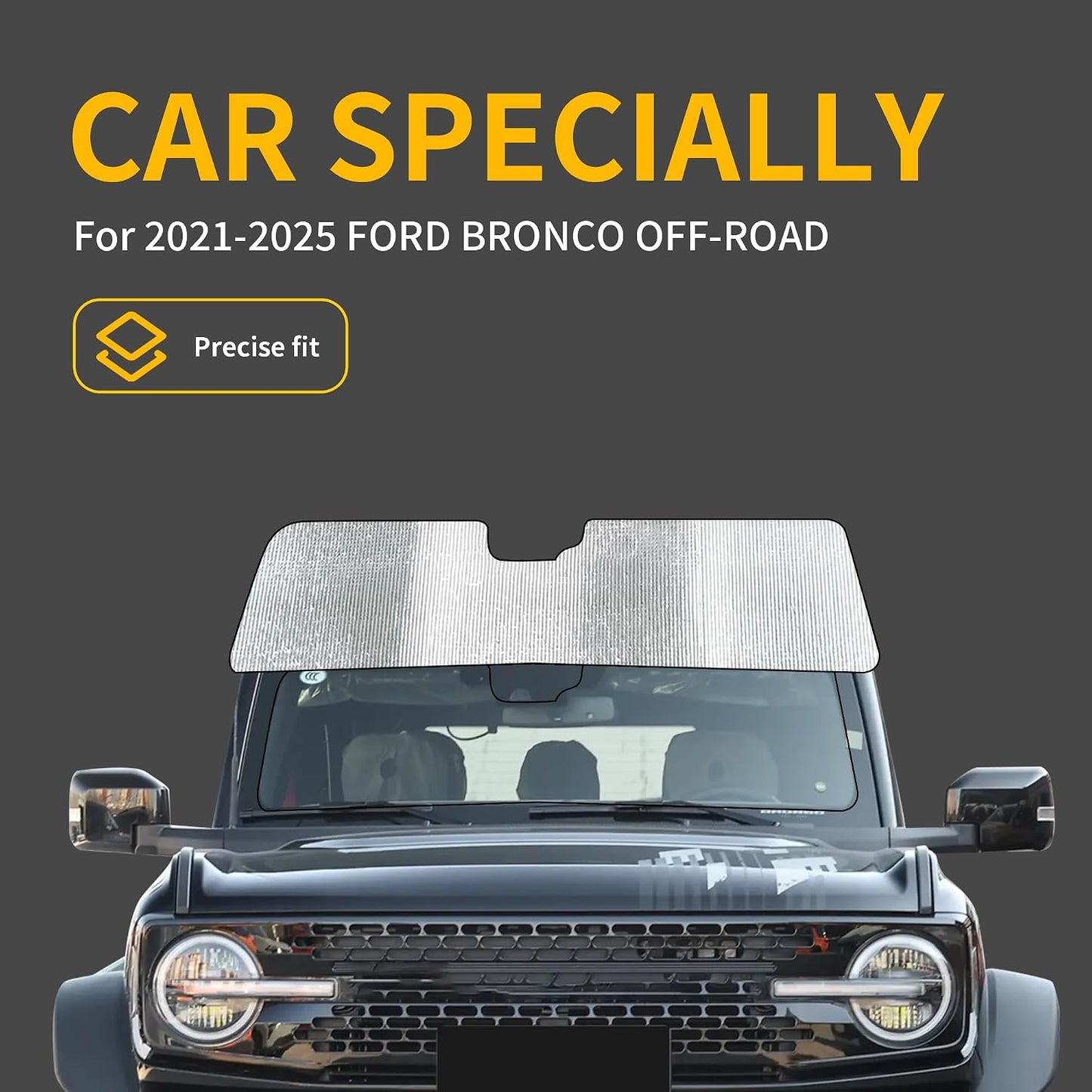 Parasol parabrisas Ford Bronco 4 puertas cubierta protectora