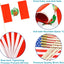 12 Pzas Bandera Perú poste madera maciza