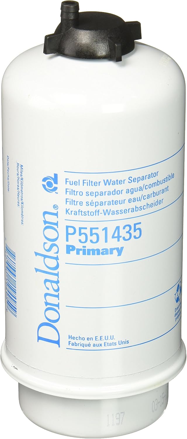Filtro combustible separador agua cartucho celulosa