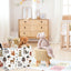 Cesta regalo rectangular para juguetes niños estante