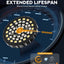 Señales giro 2" LED ahumado Harley Davidson Touring