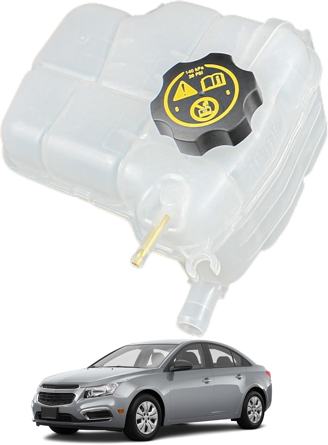 Tanque refrigerante motor con tapa comp Buick Chevrolet