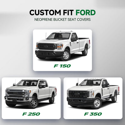 2 Fundas Neopreno Asientos Ford F150 F250