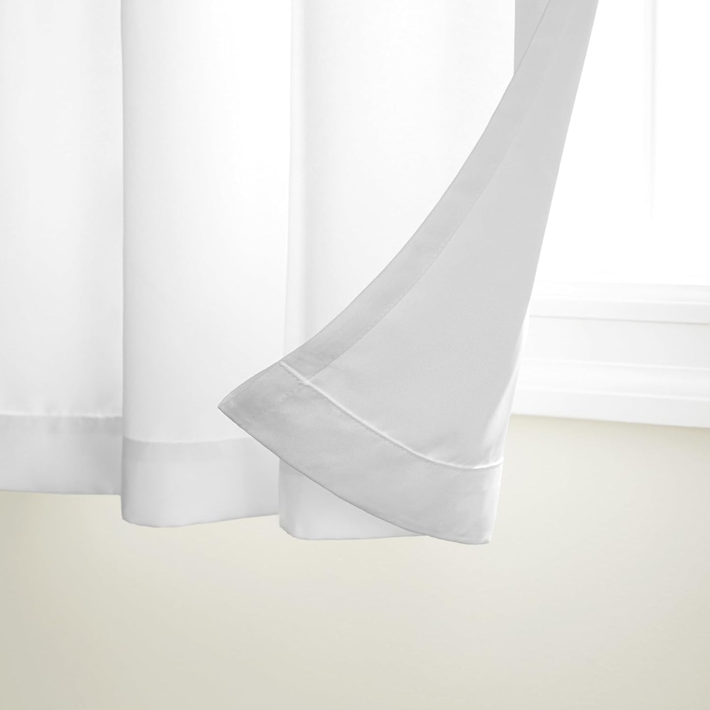 2 Pzas Cortinas Opacas 54x132pulg para Interiores y