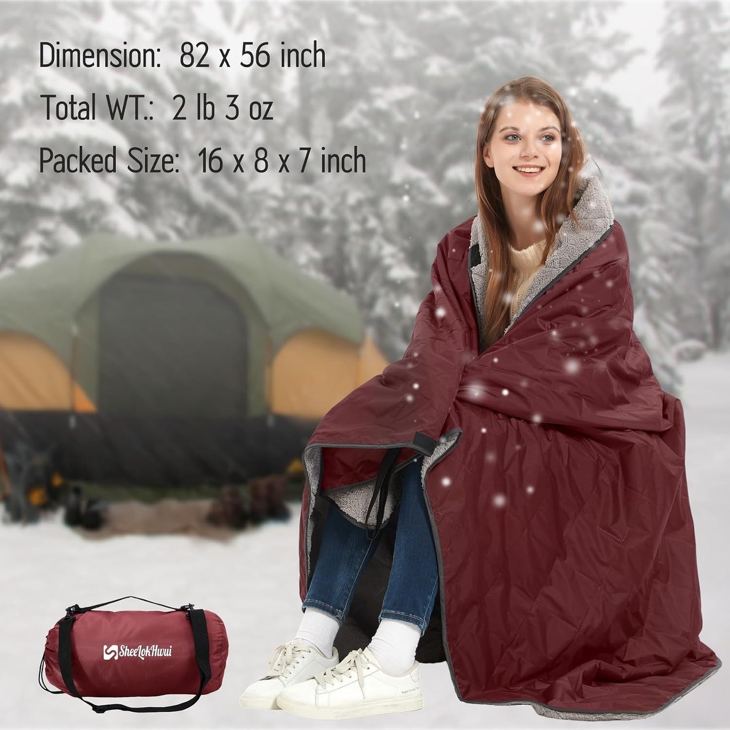 Manta Sherpa impermeable gran tamaño