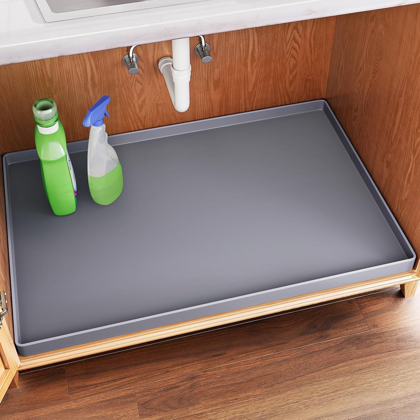 Tapete impermeable cocina baño 28x19" protector gabinete
