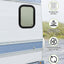 Ventana RV Fija de Vidrio 12x18" para Camper y Caravana