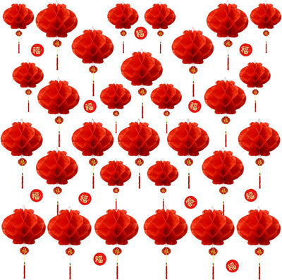 31 Linternas China Decoración Año Nuevo