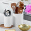 Soporte utensilios cerámica encimera cocina estilo granja