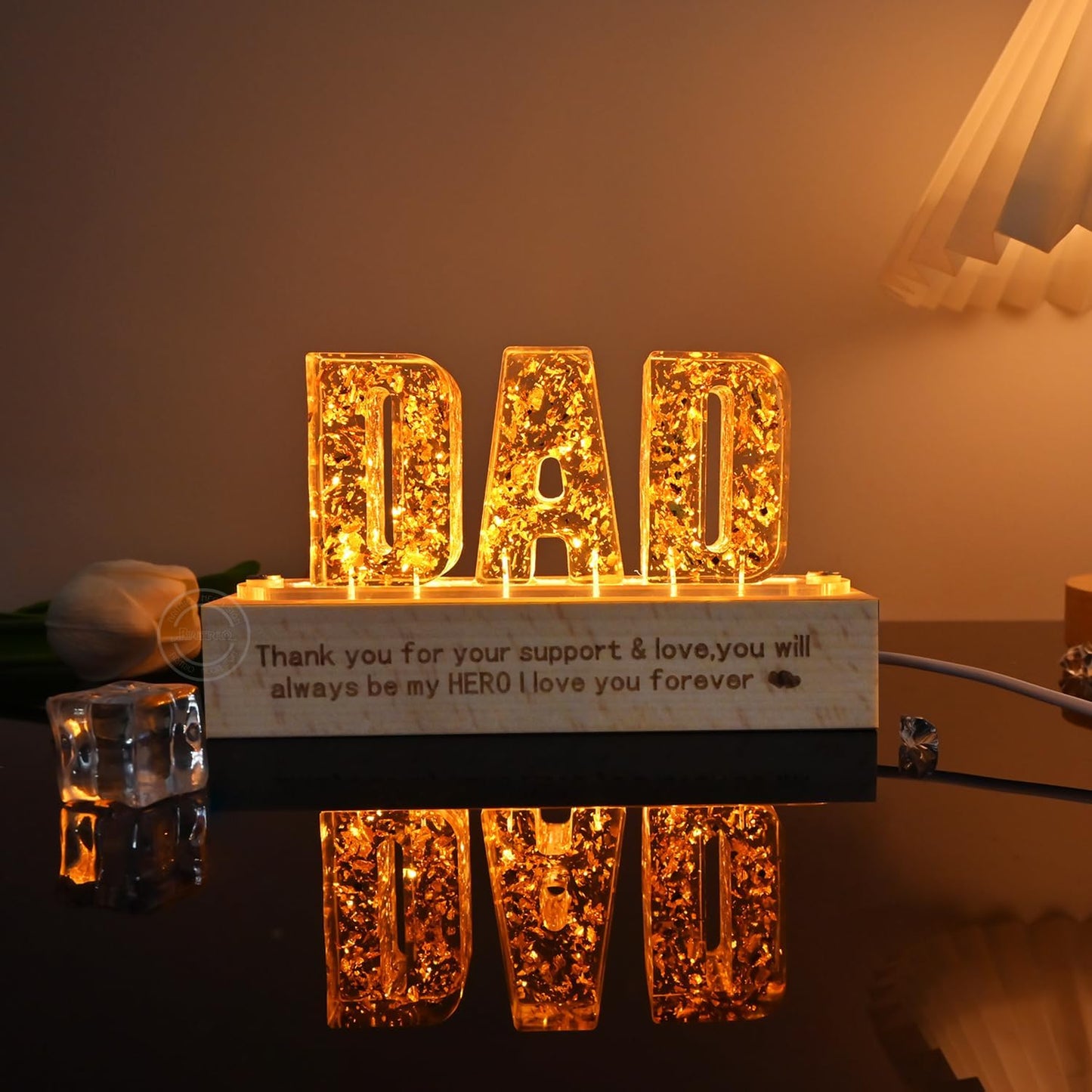 Luz nocturna LED regalo para papá hijo hija decoración hogar