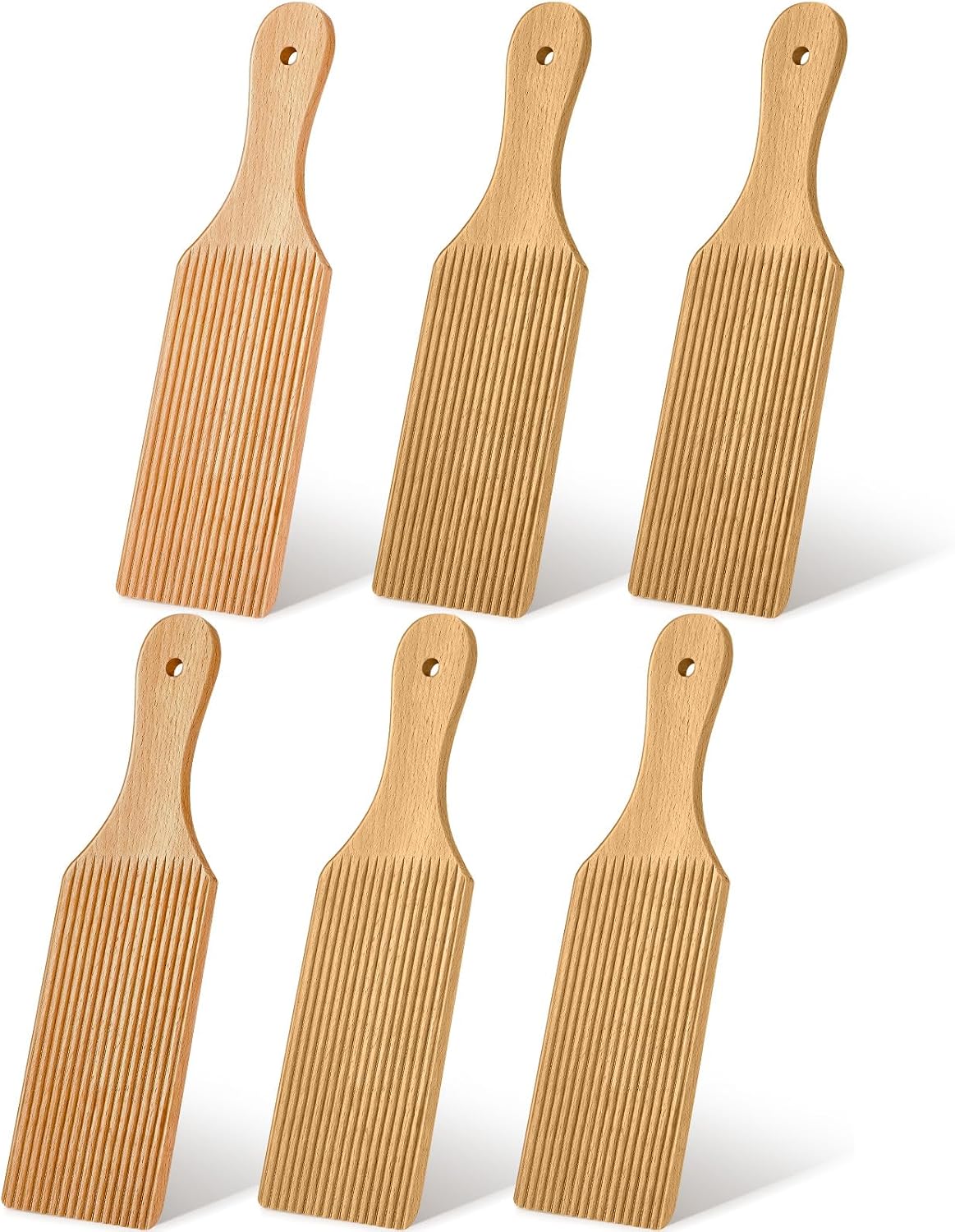 6 Tablas Ñoquis Madera Paleta Mantequilla Cocina Italiana