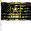 Bandera camuflaje doble cara 3x5 al aire libre resistente