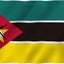 Bandera Mozambique 3x5ft poliéster ojales latón