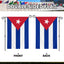 Bandera jardín Cuba 12x18pulg doble cara decoración fiestas
