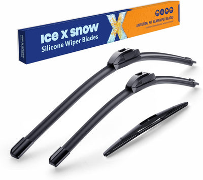 Limpiaparabrisas silicona Jeep Wrangler 18-24 set 3 16x12"