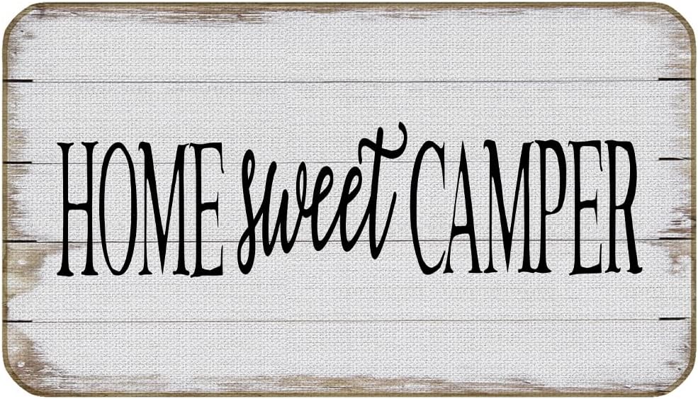 Tapete puerta campamento 17x30 pulg interior y exterior