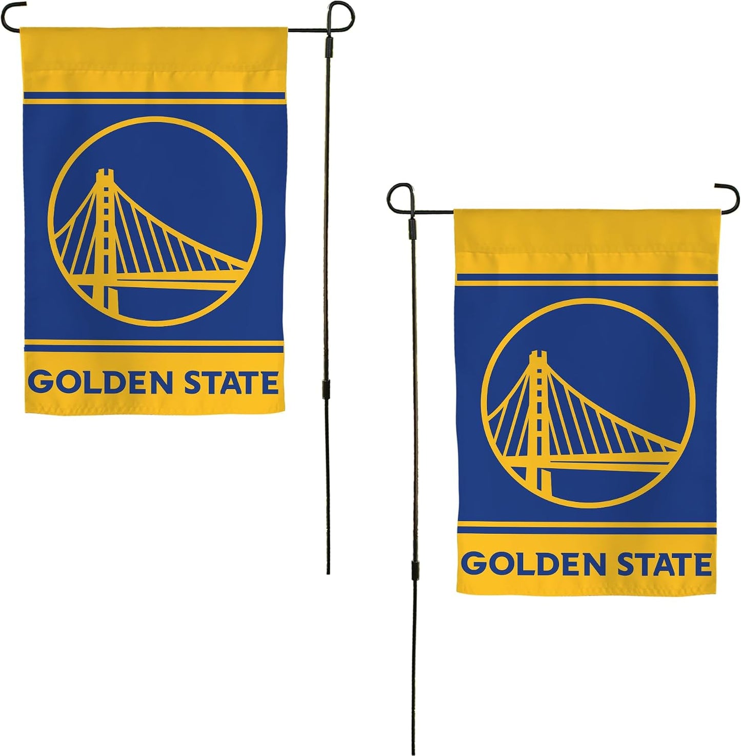 Bandera NBA Golden State Warriors 19x12pulg