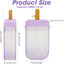 Botella agua 10oz con pajilla correa ajustable para niñas