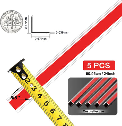 Protectores esquina 24pulg autoadhesivos para bebé pack 5