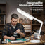 Lámpara LED escritorio 2500lm 30W 162 SMD regulable blanco